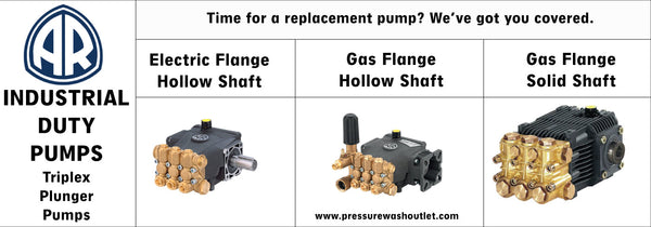 AR PUMPS - INDUSTRIAL DUTY TRIPLEX PLUNGER PUMPS - ELECTRIC FLANGE